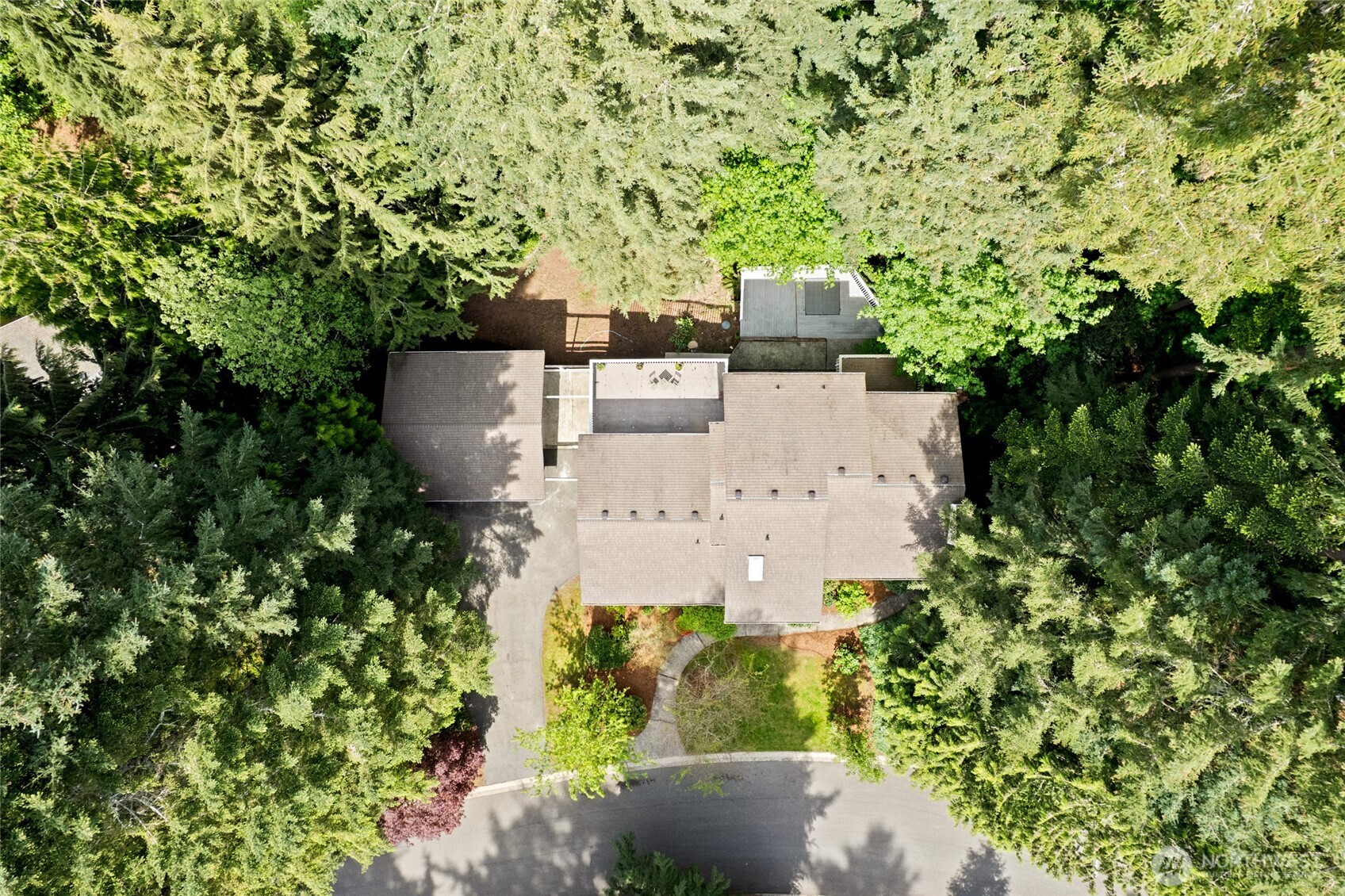 20817 29th Avenue Southeast Bothell, WA 98021 - Photo 35 of 40 an aerial view of a house with a yard