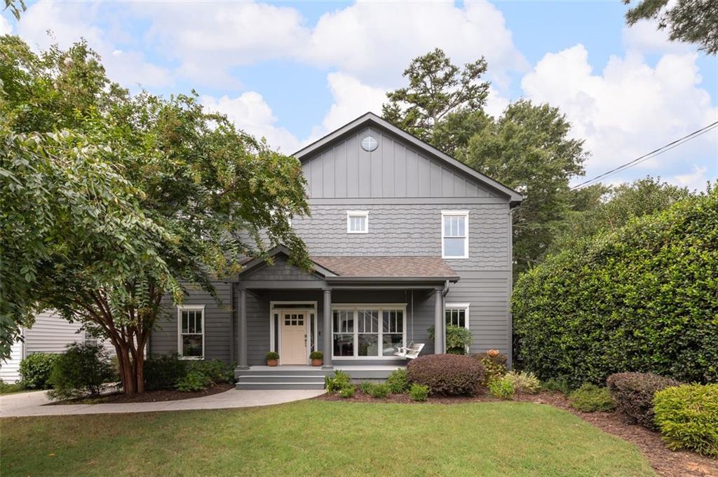 623 Mckoy Street Decatur, GA 30030 - Photo 1 of 1 a front view of a house with garden