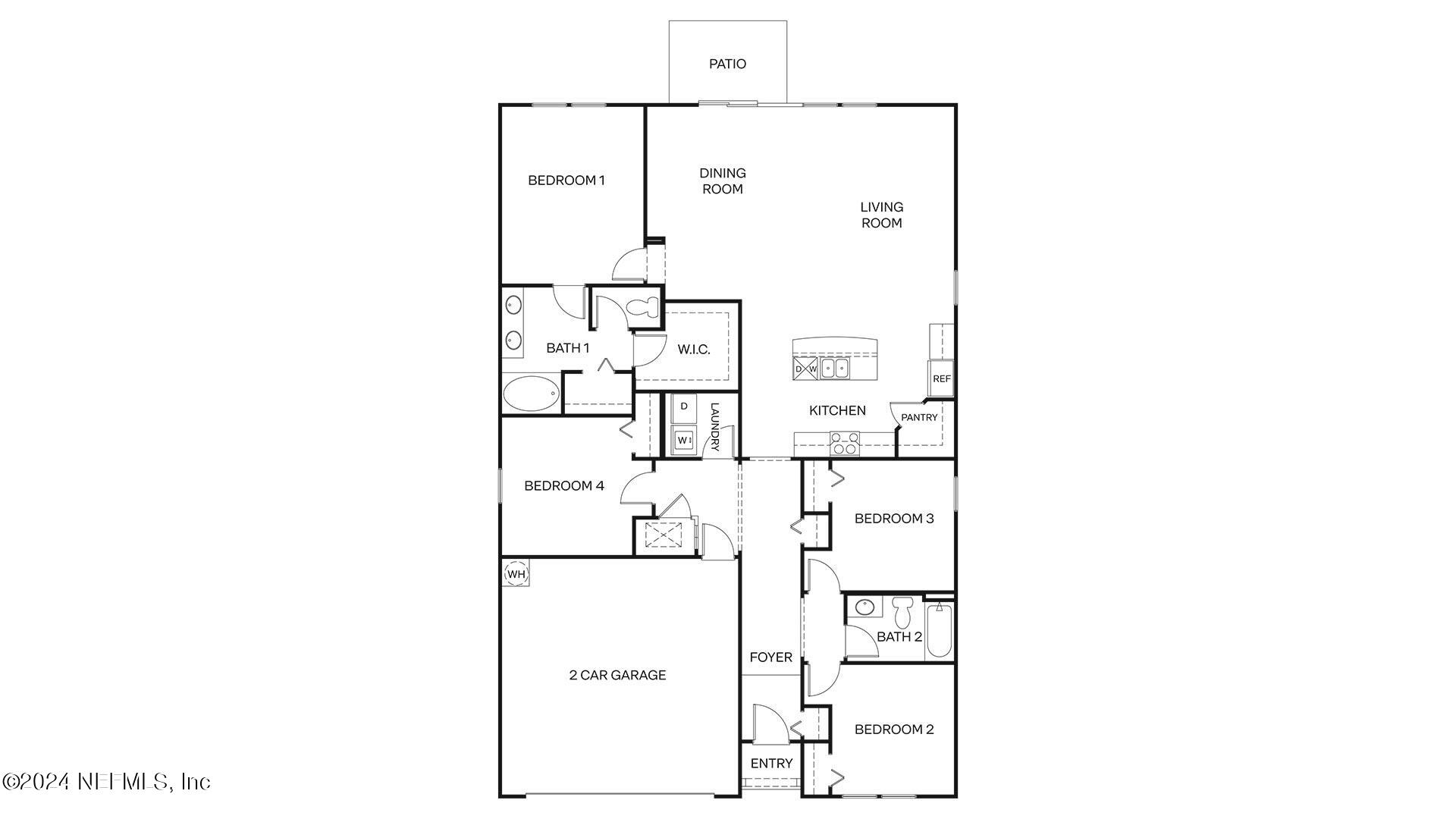 561 Orellana Road St. Augustine, FL 32084 - Photo 65 of 65 a picture of a floor plan