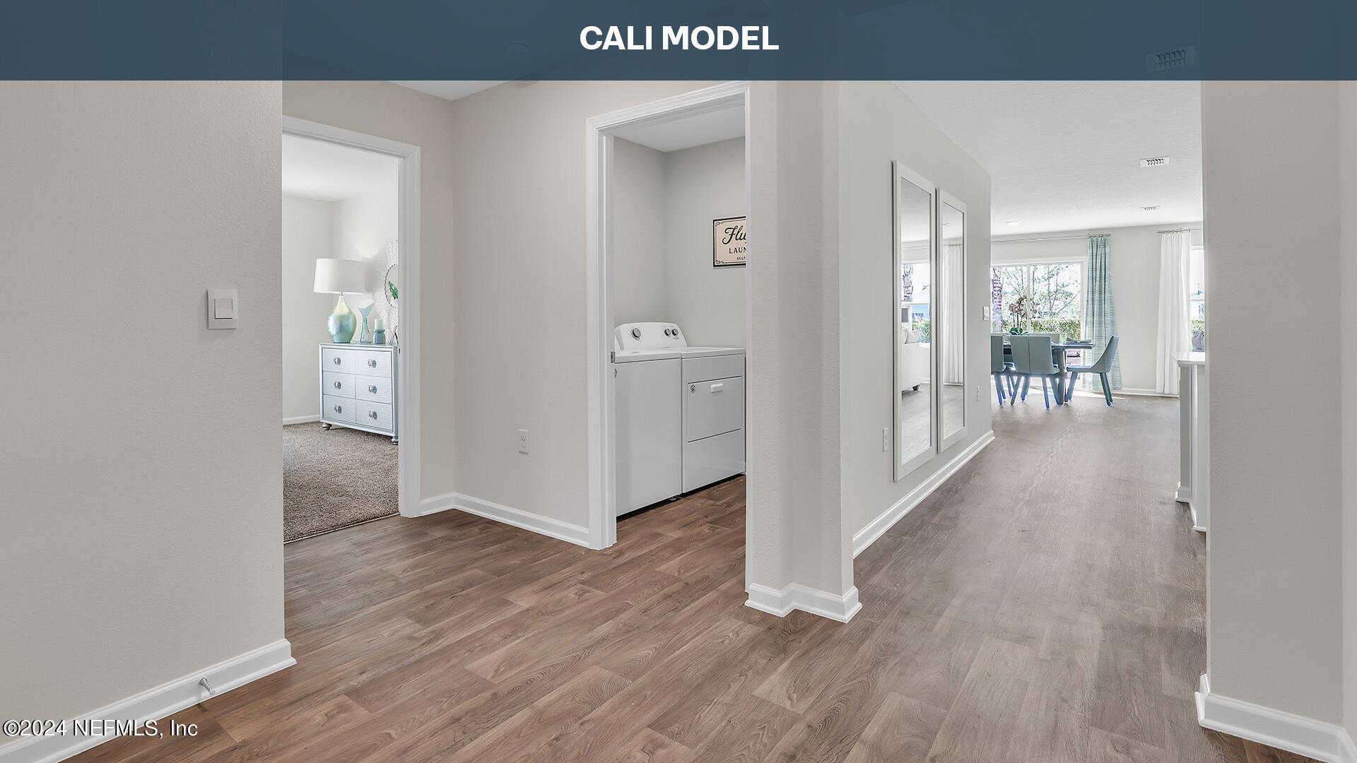 561 Orellana Road St. Augustine, FL 32084 - Photo 4 of 65 a view of a hallway with wooden floor