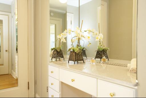 1255 North State Parkway, Unit 5D Chicago, IL 60610 - Photo 13 of 16 a bathroom with a sink and a mirror