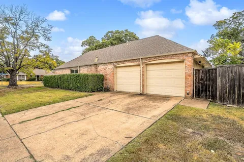 a backyard of a house
