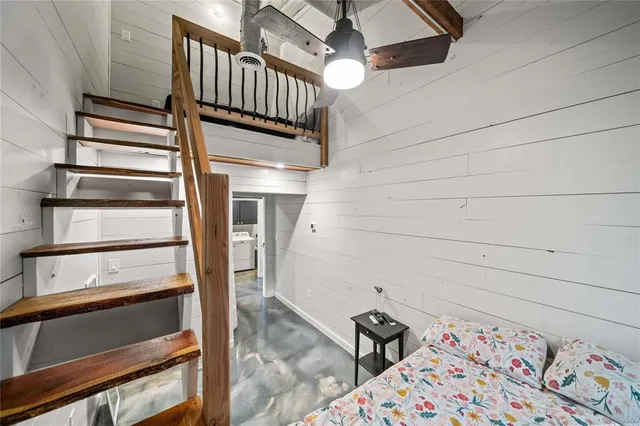 a view of storage and utility room