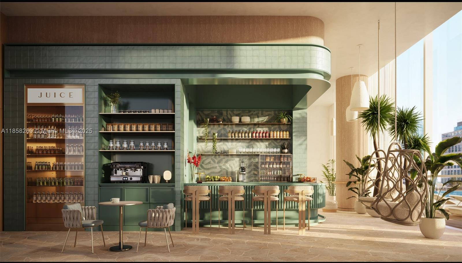 505 Northeast 2nd Street, Unit 14C Fort Lauderdale, FL 33301 - Photo 4 of 17 a store with a table and chairs