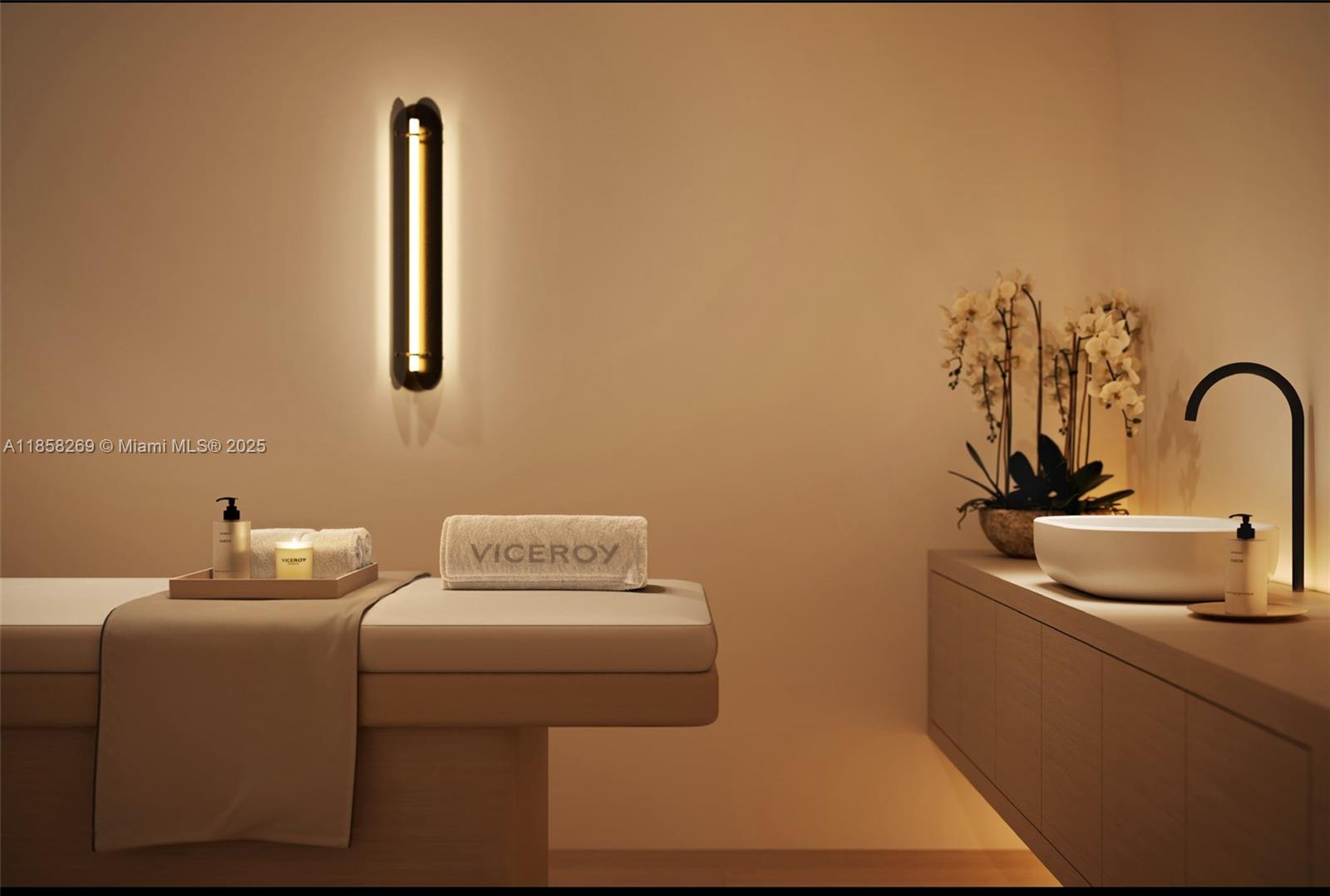 505 Northeast 2nd Street, Unit 14C Fort Lauderdale, FL 33301 - Photo 6 of 17 a bathroom with a sink and a mirror