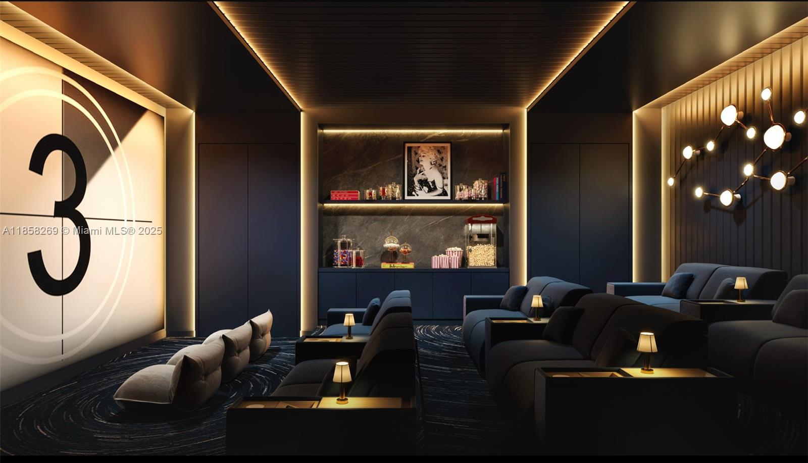 505 Northeast 2nd Street, Unit 14C Fort Lauderdale, FL 33301 - Photo 9 of 17 a living room with furniture and a rug