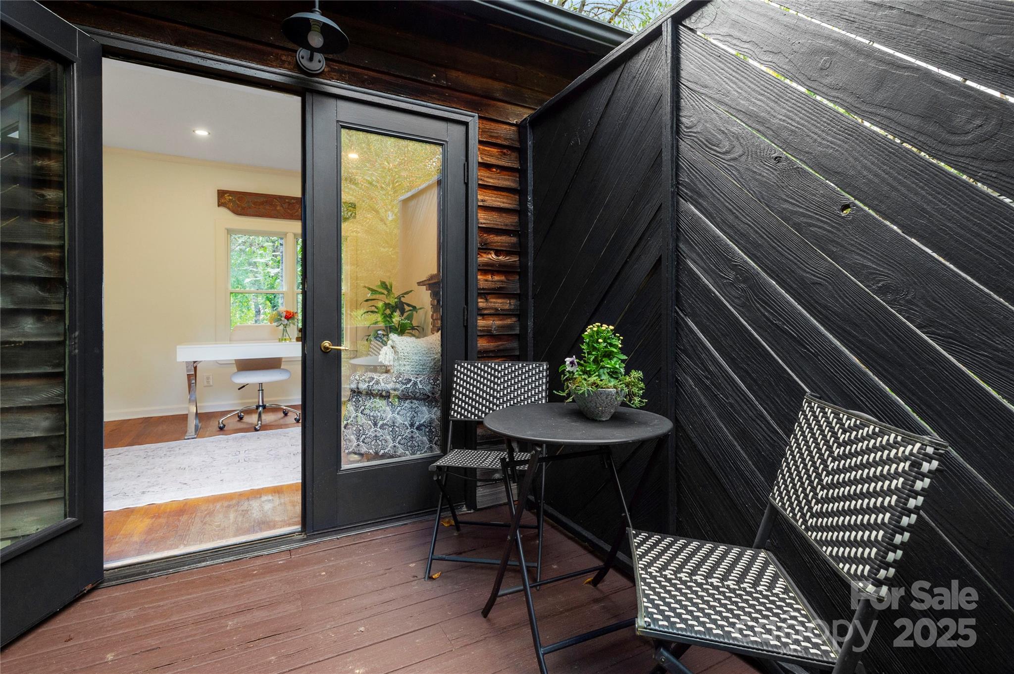 528 Padgettown Road Black Mountain, NC 28711 - Photo 16 of 43 a balcony view with a seating space