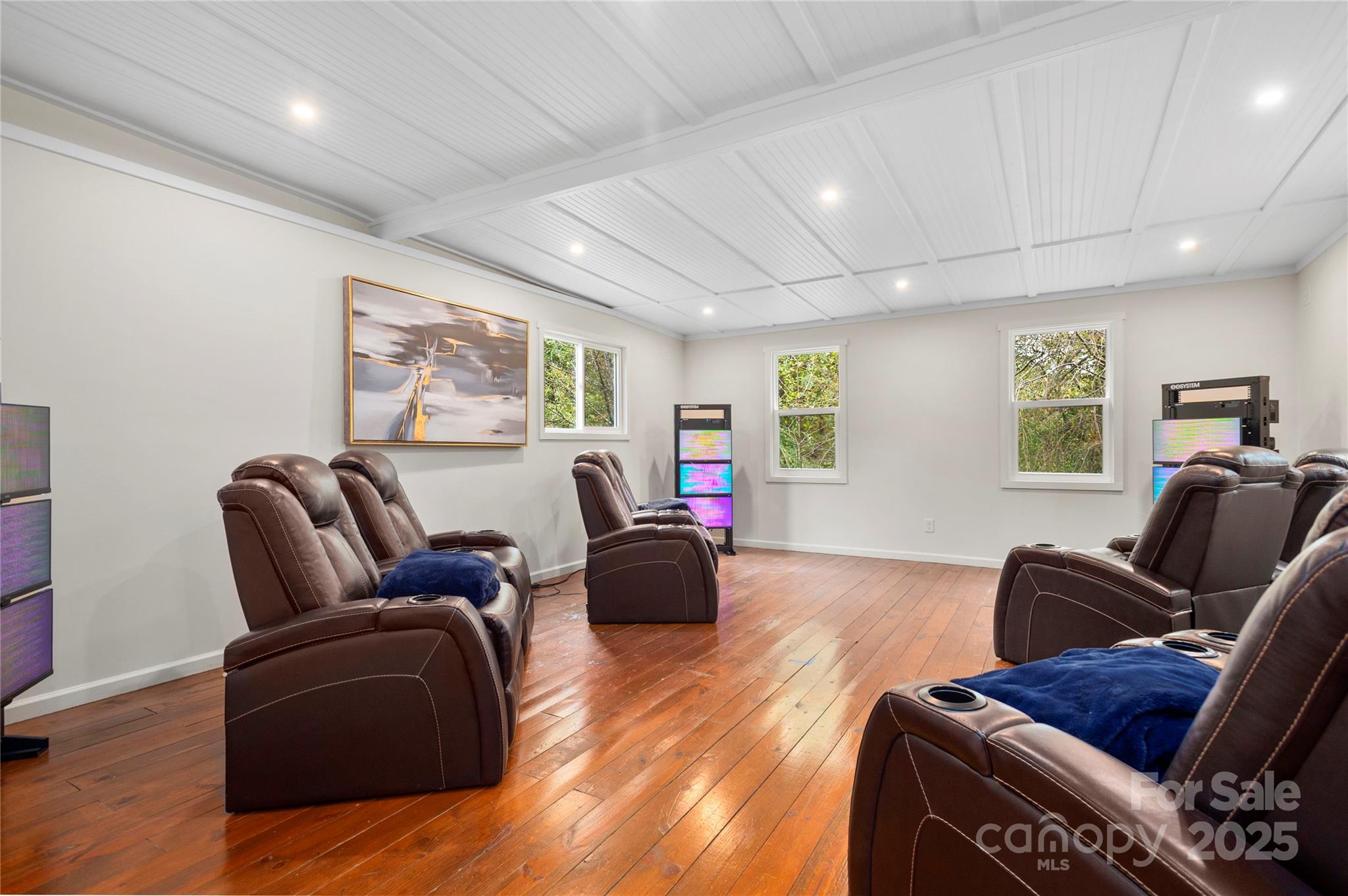 528 Padgettown Road Black Mountain, NC 28711 - Photo 30 of 43 a living room with furniture window and wooden floor
