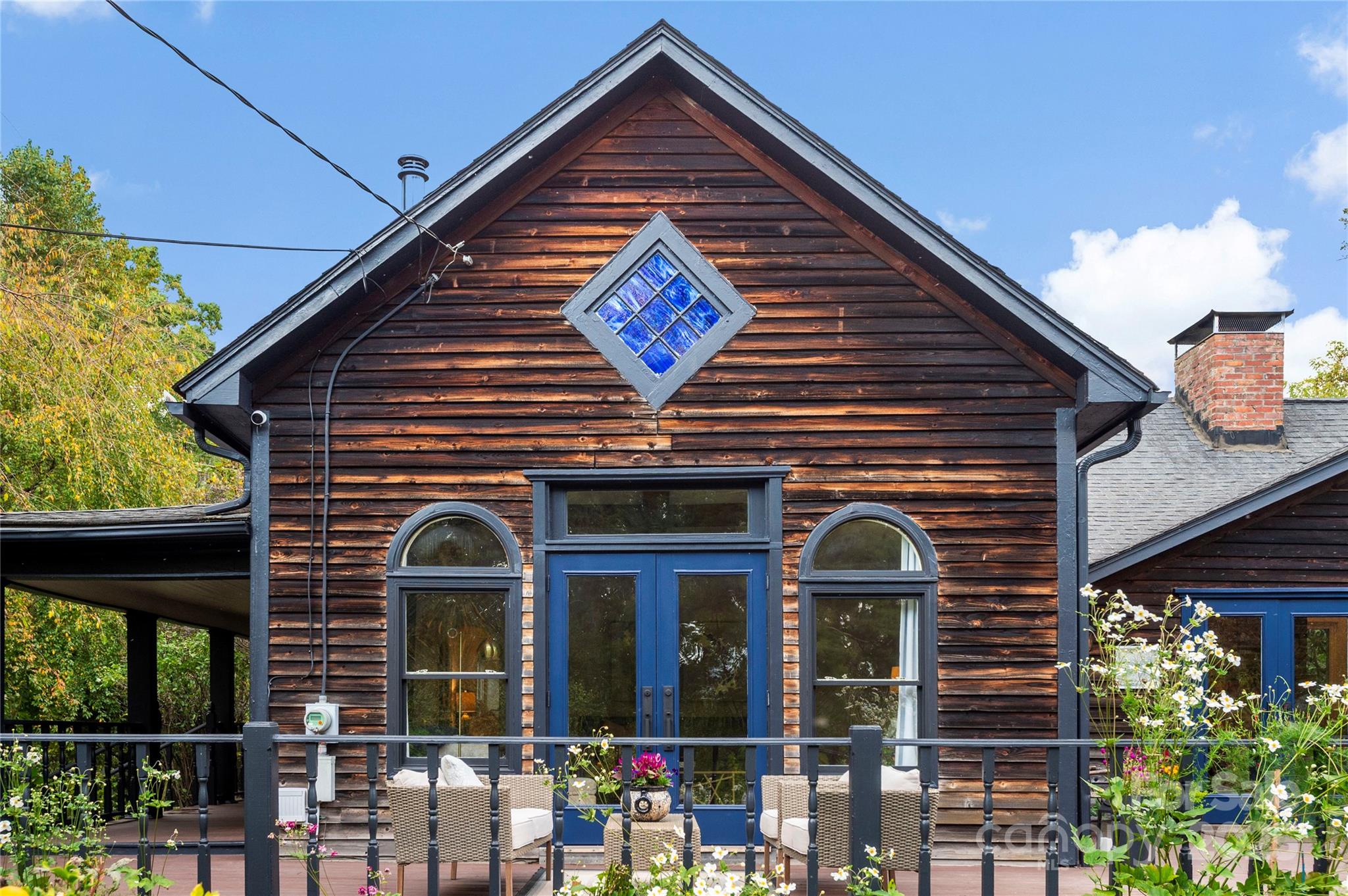528 Padgettown Road Black Mountain, NC 28711 - Photo 39 of 43 a front view of a house with glass windows