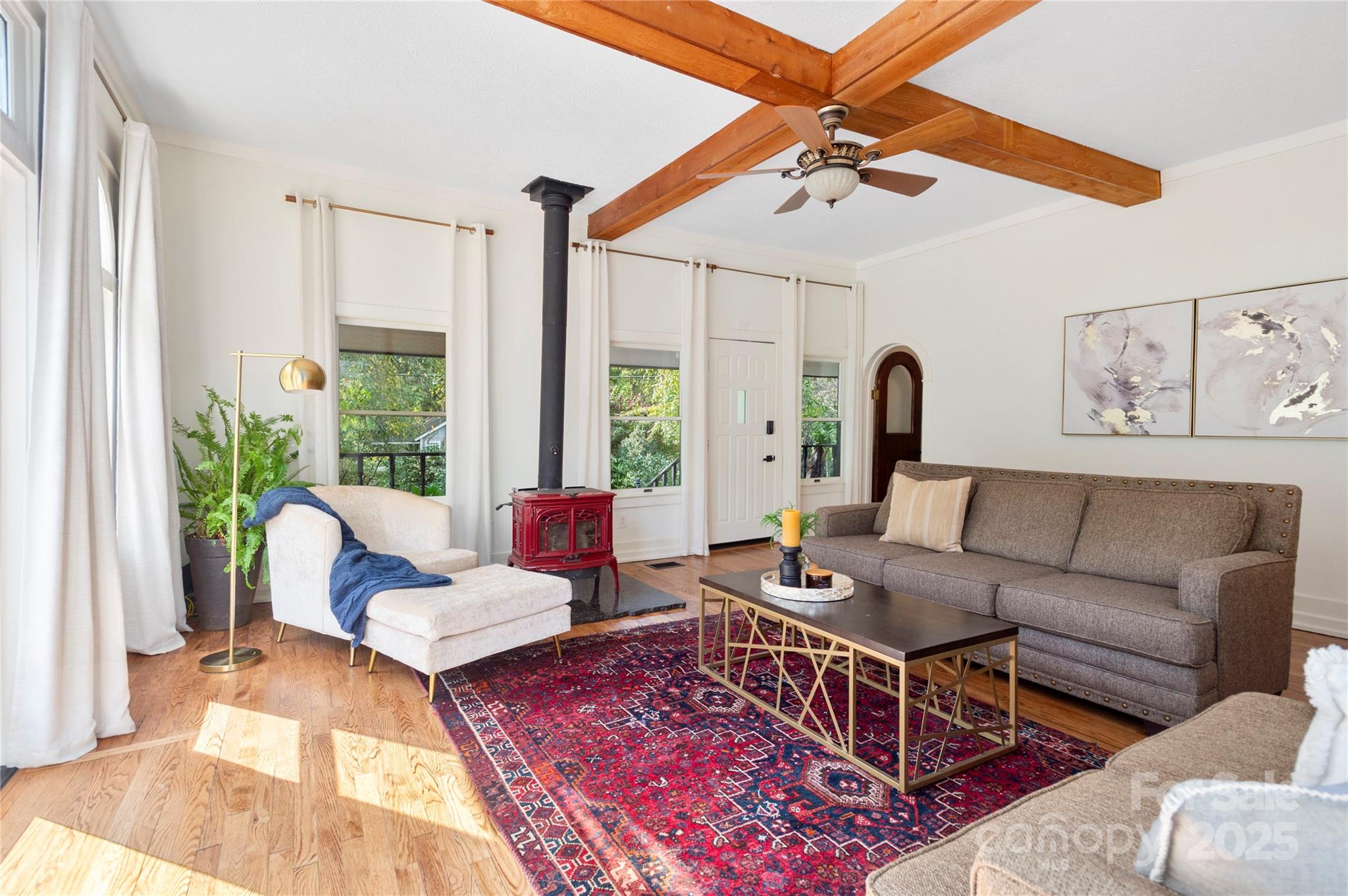 528 Padgettown Road Black Mountain, NC 28711 - Photo 8 of 43 a living room with furniture rug and window