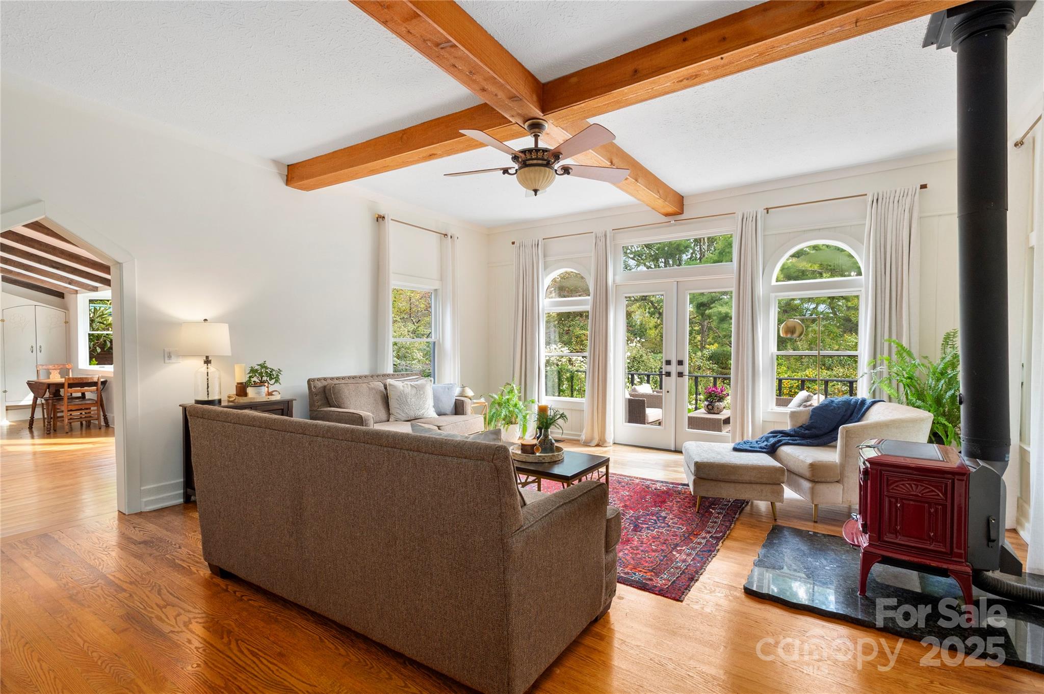 528 Padgettown Road Black Mountain, NC 28711 - Photo 9 of 43 a living room with furniture and large windows
