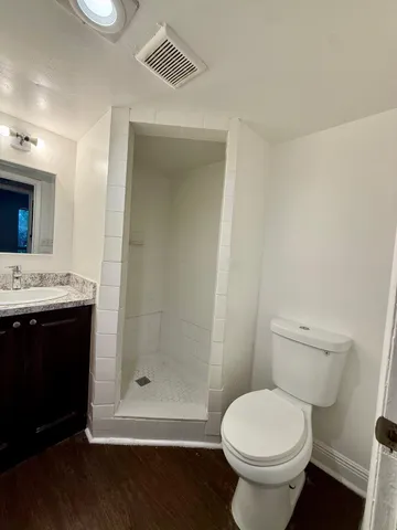 a bathroom with a sink and a toilet