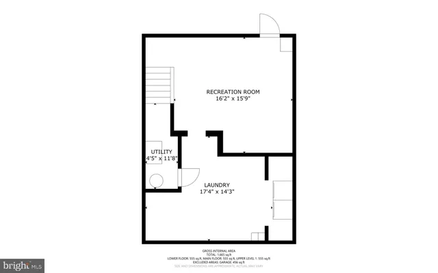 a picture of a bench in room