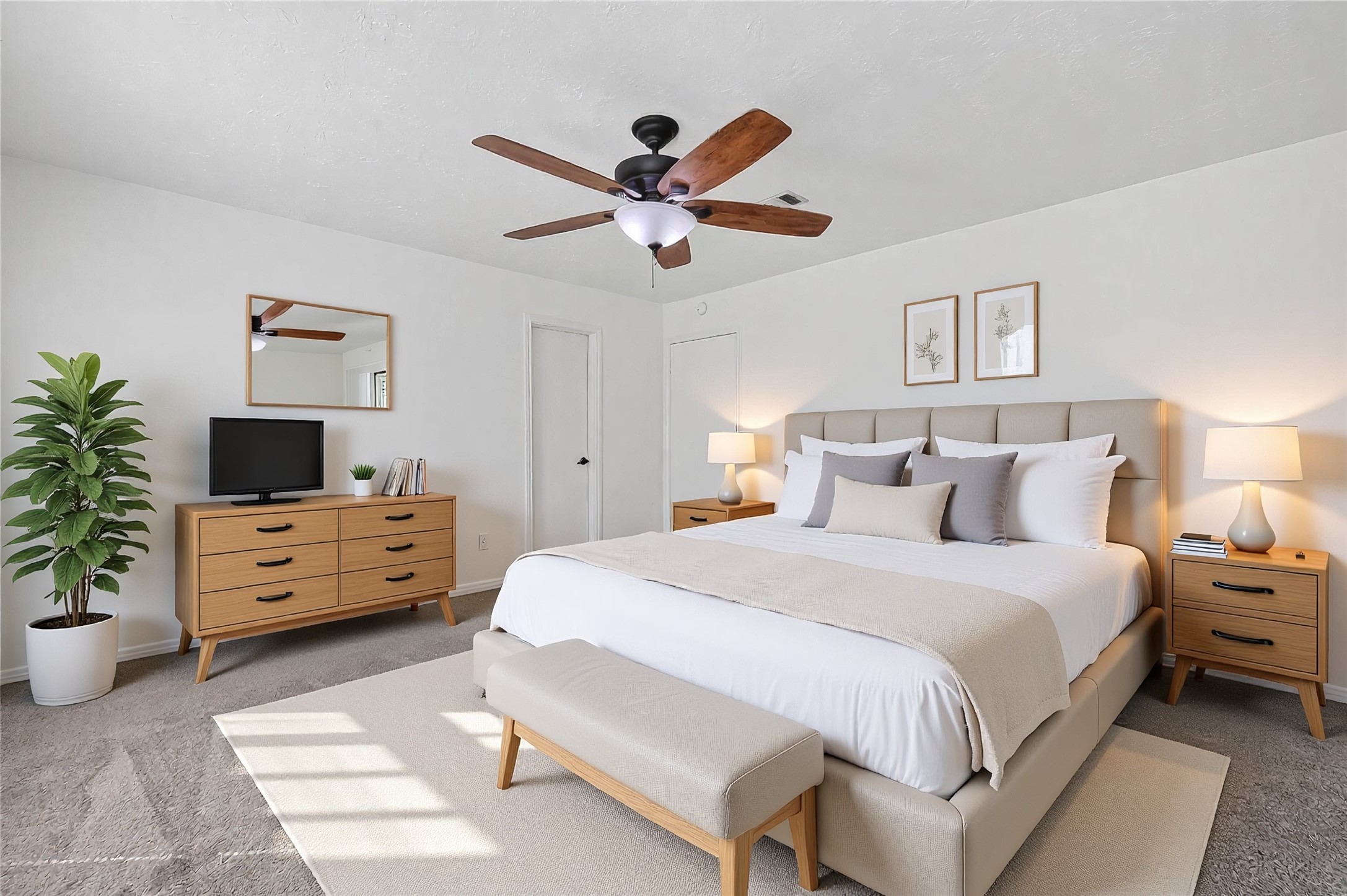 16219 Amcreek Road Houston, TX 77068 - Photo 15 of 34 Primary Bedroom- virtually staged