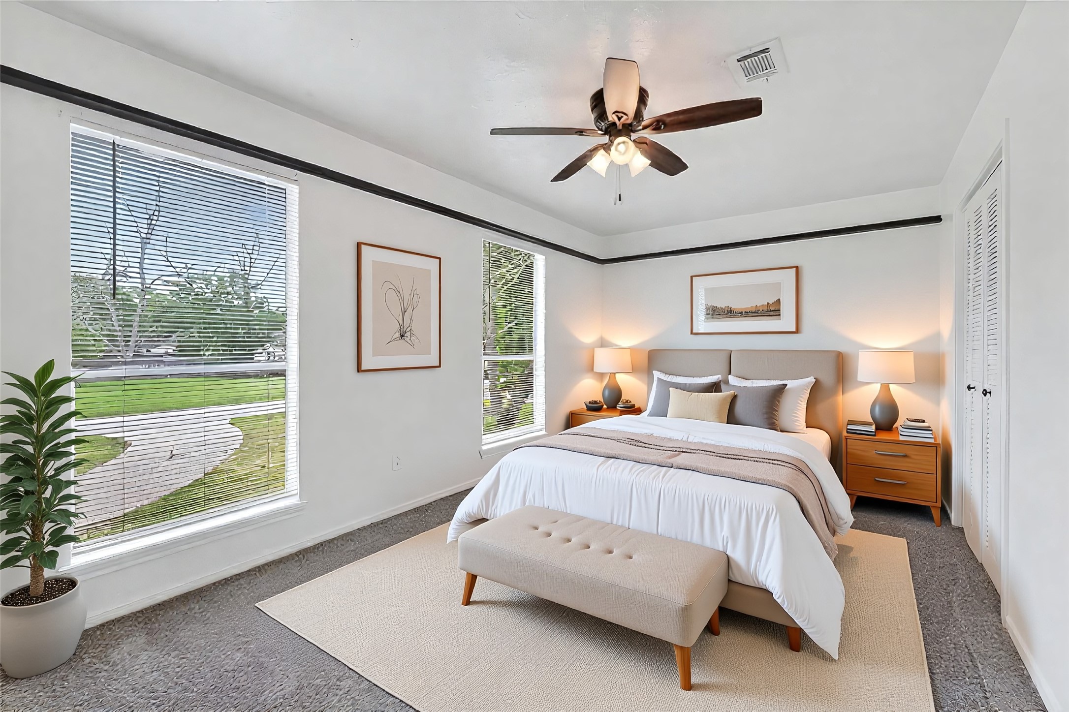 16219 Amcreek Road Houston, TX 77068 - Photo 22 of 34 Bedroom 1- Virtually staged