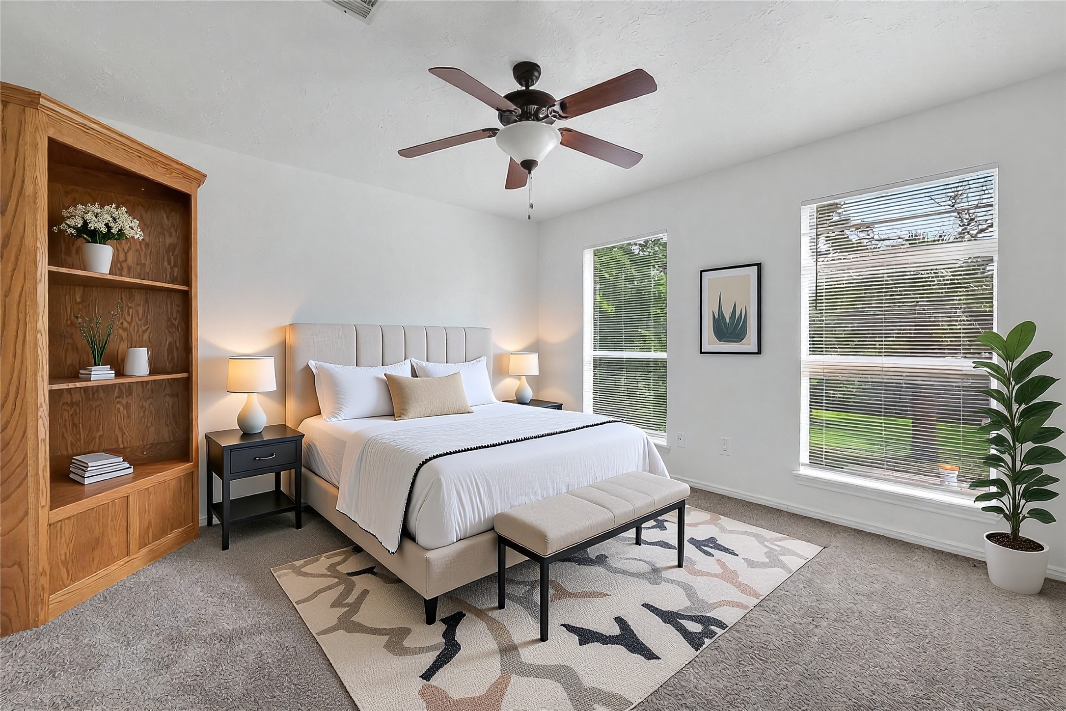 16219 Amcreek Road Houston, TX 77068 - Photo 25 of 34 Bedroom 2- Virtually staged