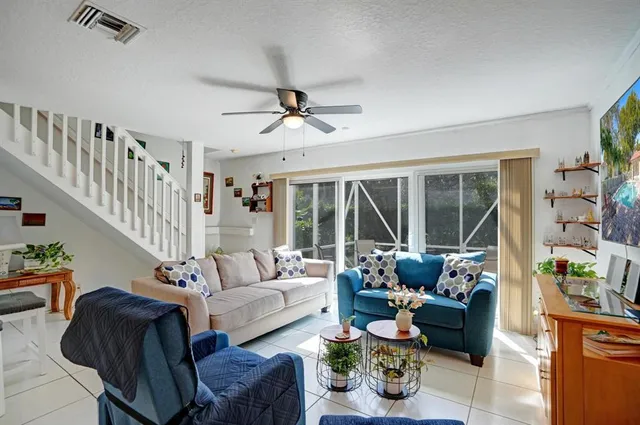 a view of outdoor space with seating