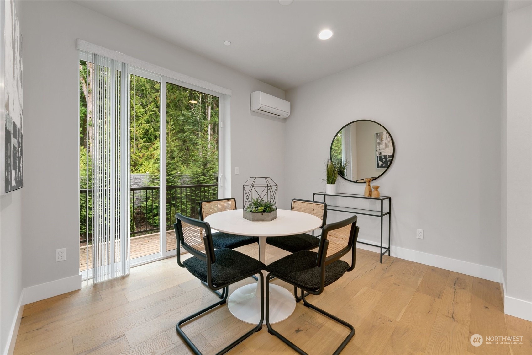 23626 5th Avenue Southeast, Unit C Bothell, WA 98021 - Photo 12 of 39 a view of a dining room with furniture window and outside view