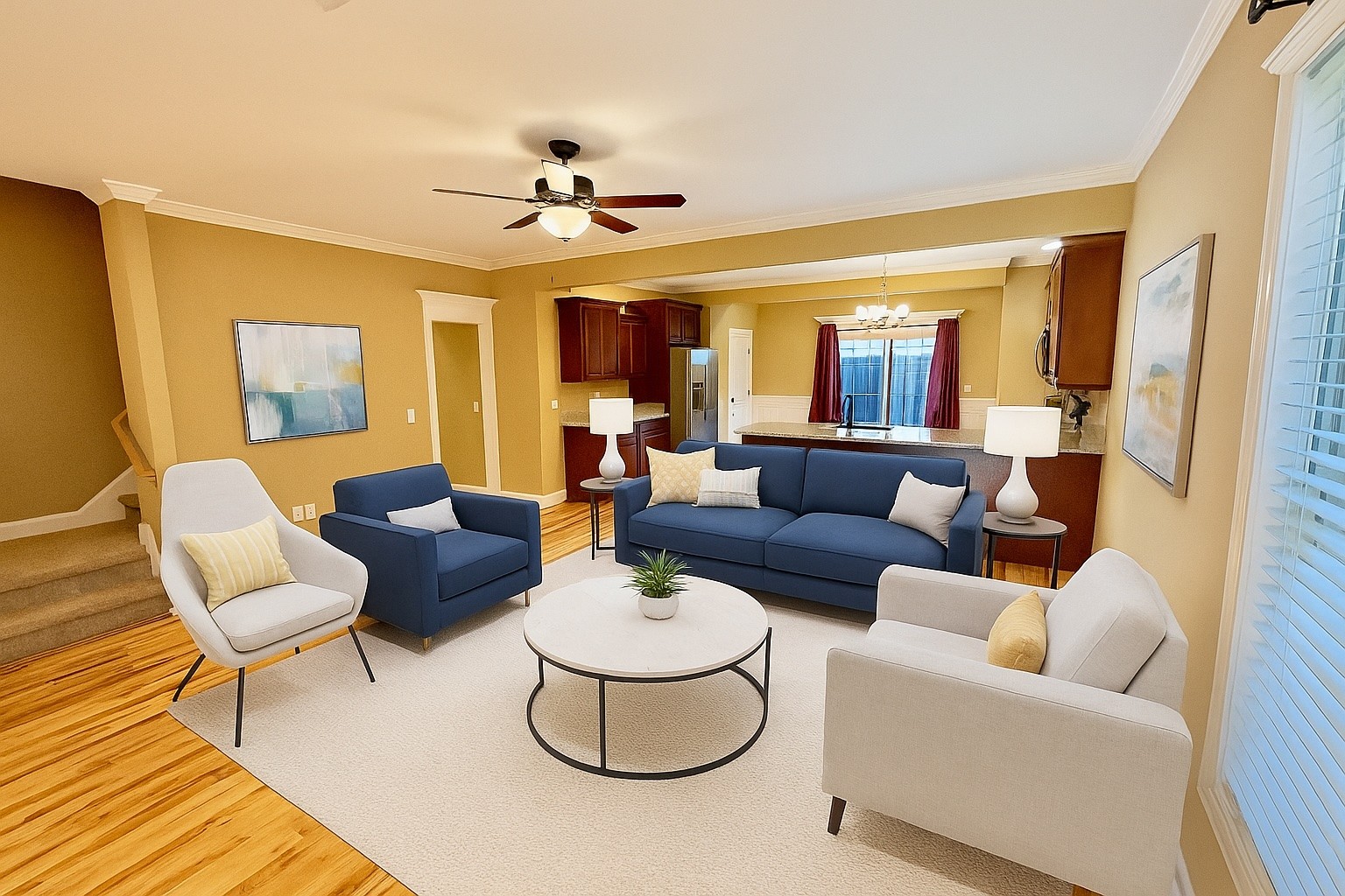 2816 Lightning Bug Drive Murfreesboro, TN 37129 - Photo 2 of 23 a living room with furniture and a large window
