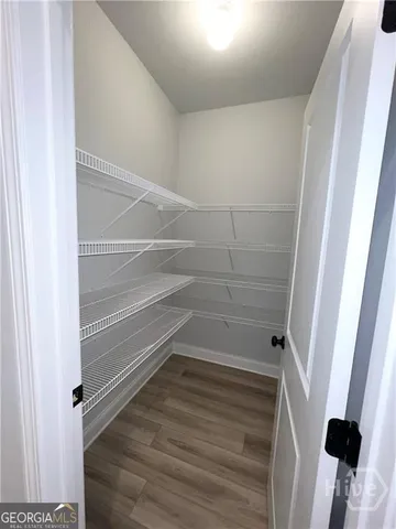 a view of walk in closet