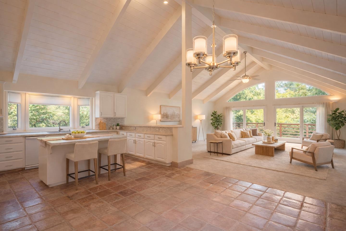 4055 Sunset Lane Pebble Beach, CA 93953 - Photo 3 of 23 a very nice looking open dining room with lots of furniture and a chandelier