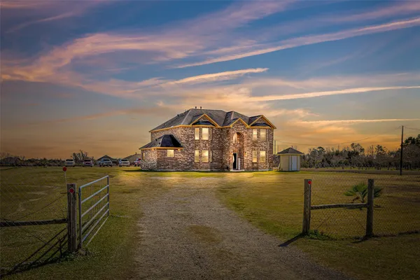 a view of a city with a lake view