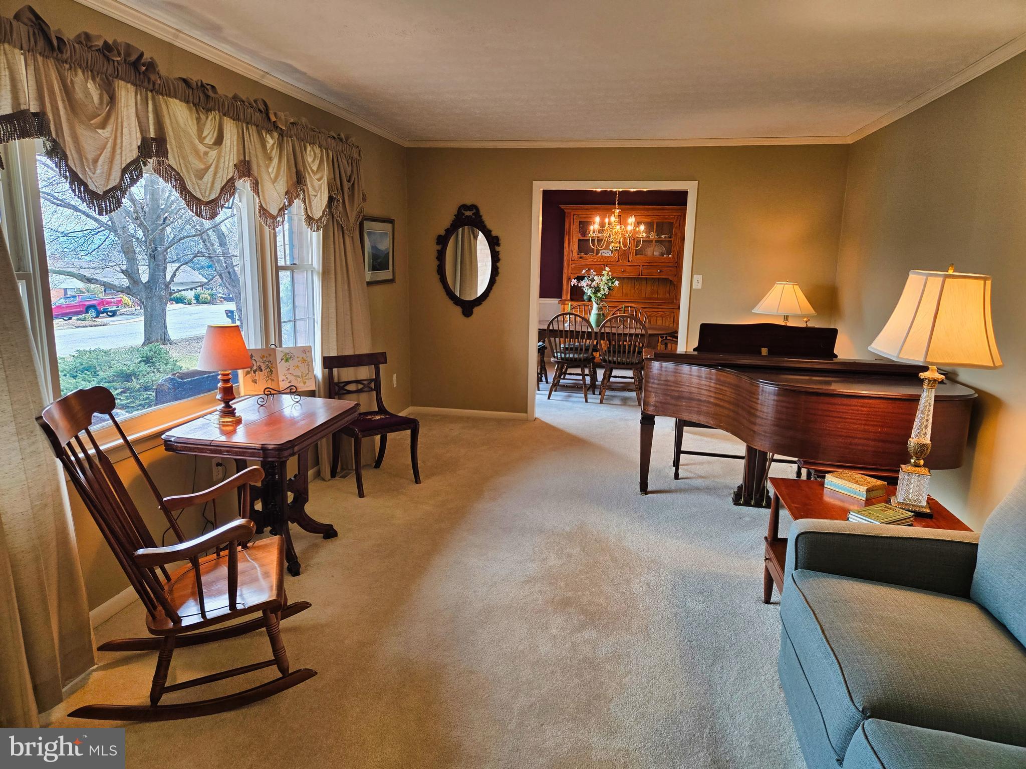 174 Rorrer Circle Harrisonburg, VA 22801 - Photo 22 of 52 a living room with furniture a window and a clock