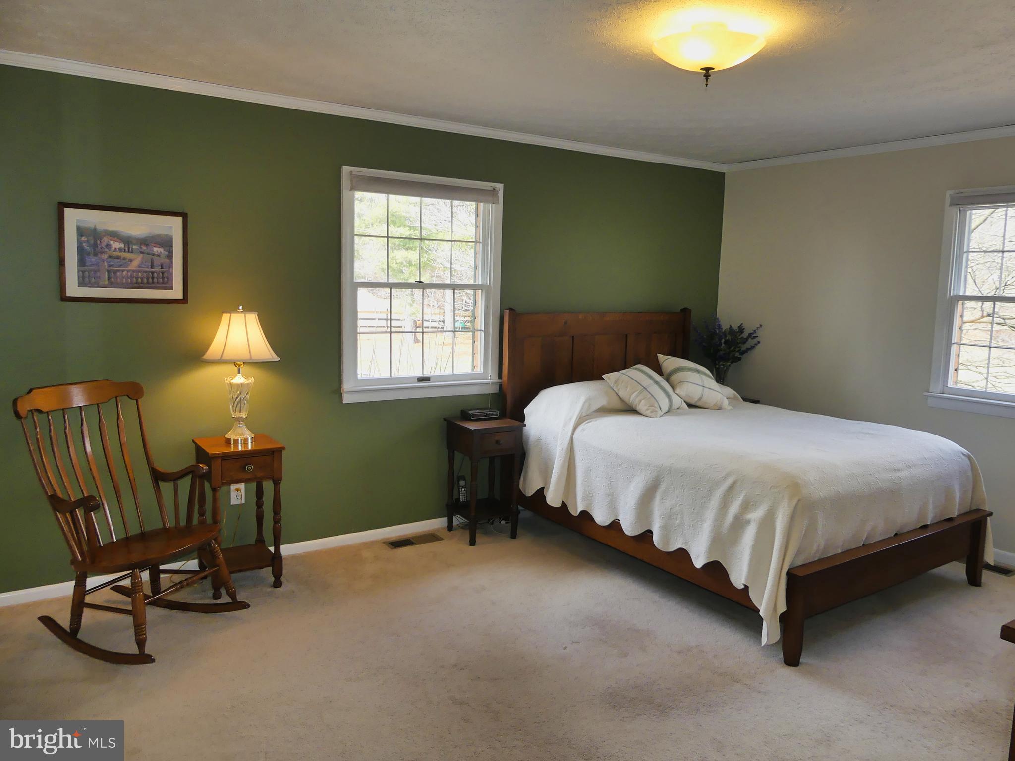 174 Rorrer Circle Harrisonburg, VA 22801 - Photo 26 of 52 a bedroom with a bed chair and two windows