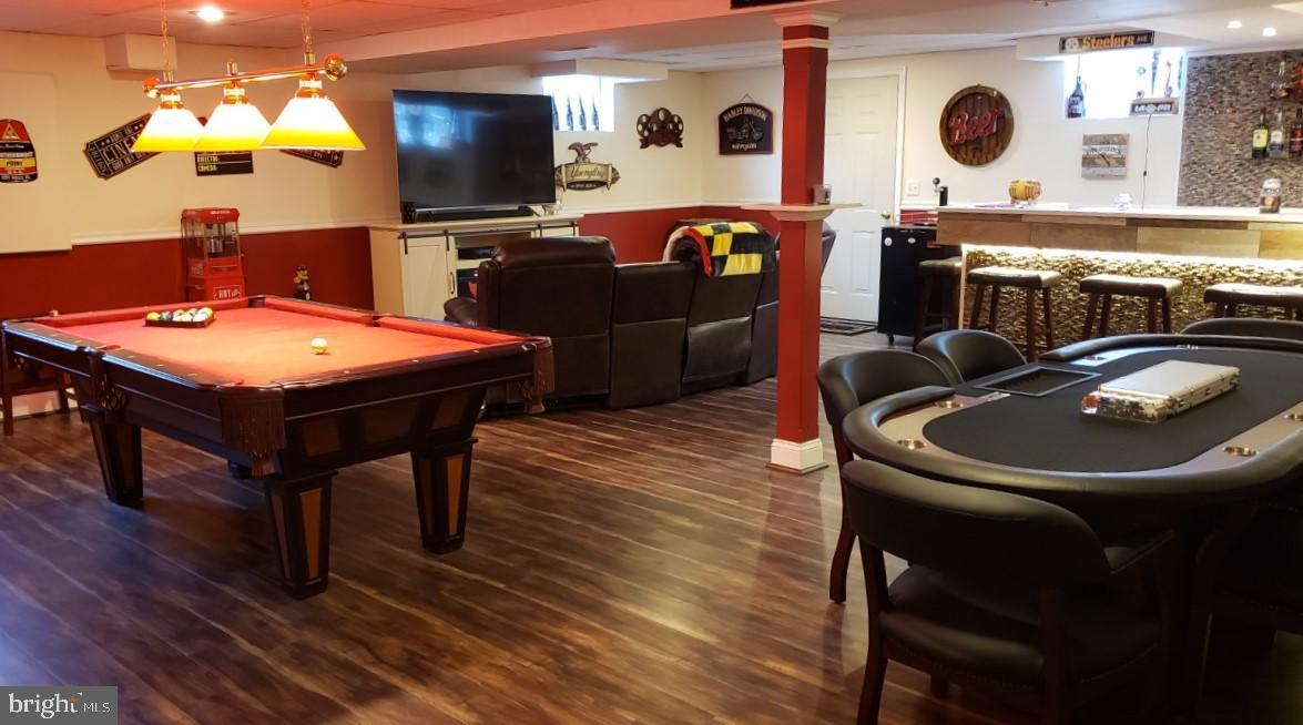 8250 Blossom Point Road Welcome, MD 20693 - Photo 27 of 54 Finished Basement - MAN-CAVE ALERT!!