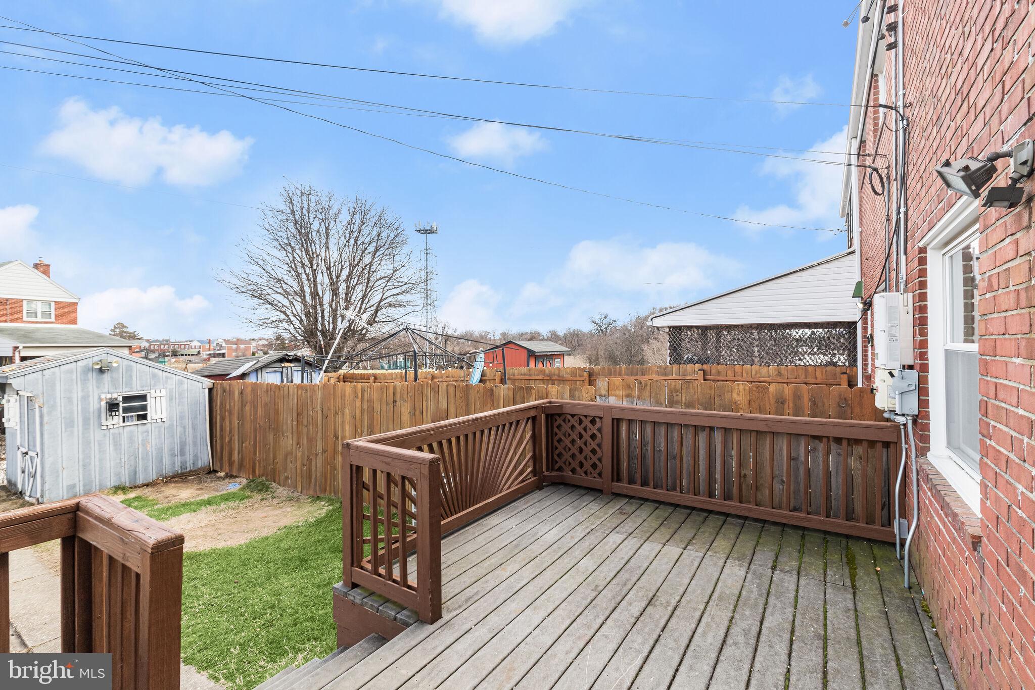 2812 Moorgate Road Dundalk, MD 21222 - Photo 21 of 63 Deck Off Kitchen