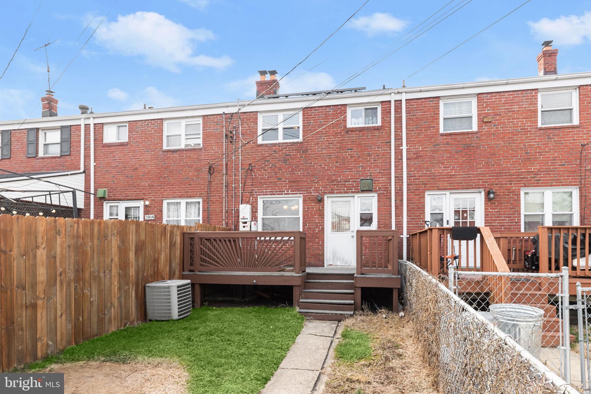 2812 Moorgate Road Dundalk, MD 21222 - Photo 45 of 63 Rear Exterior and Back Yard