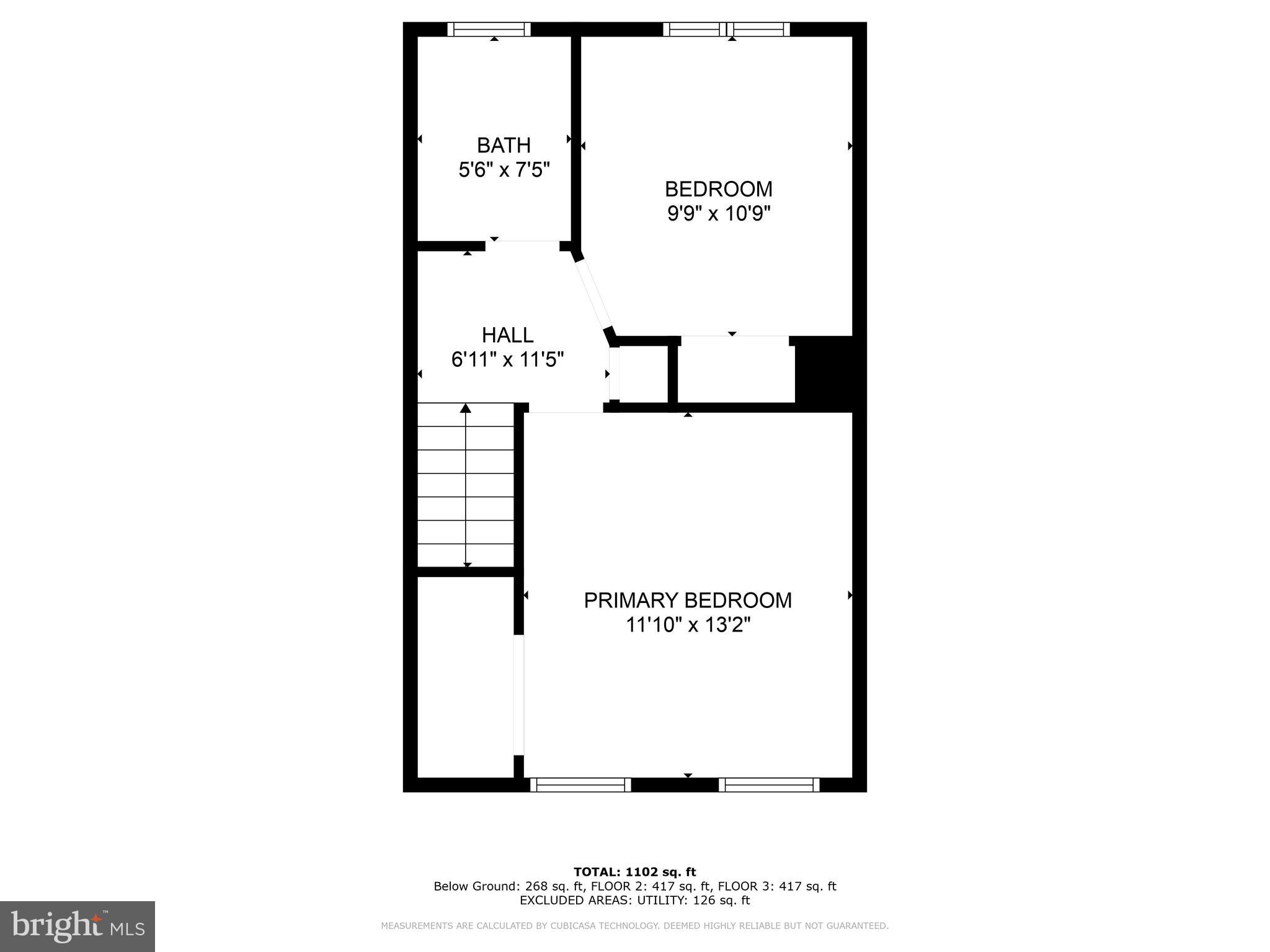 2812 Moorgate Road Dundalk, MD 21222 - Photo 59 of 63 Upper Level Floor Plan