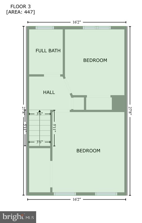 2812 Moorgate Road Dundalk, MD 21222 - Photo 60 of 63 Upper Level Floor Plan