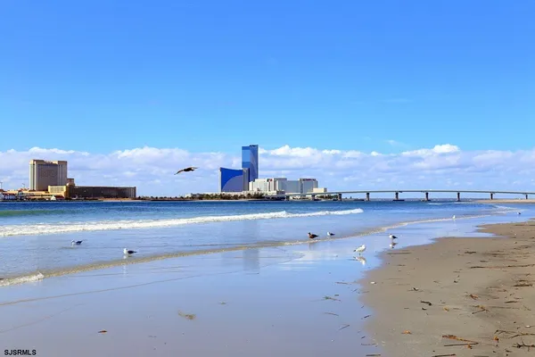 a view of beach and ocean view