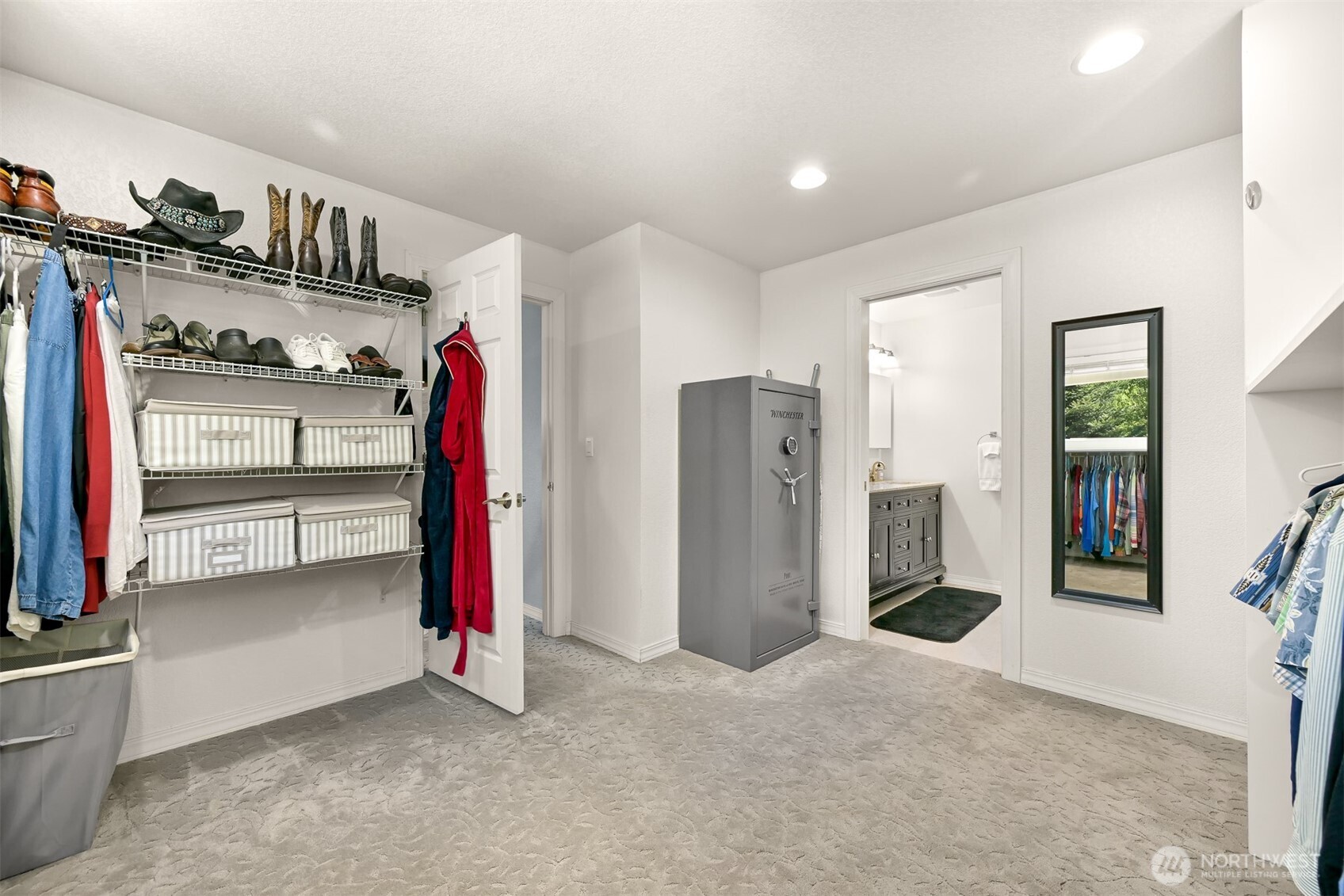 1300 West Axton Road Ferndale, WA 98248 - Photo 24 of 40 a view of walk in closet with clothes and shoes