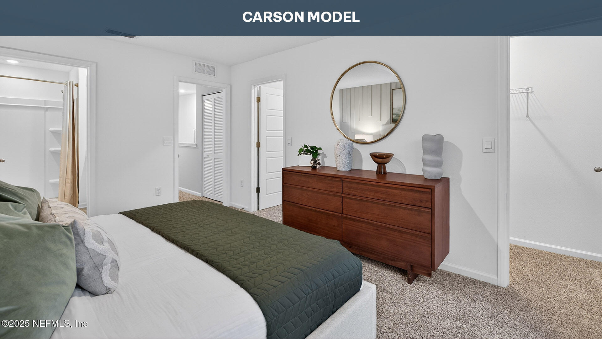 12742 Geronimo Place Jacksonville, FL 32218 - Photo 16 of 38 a bedroom with a bed and a mirror