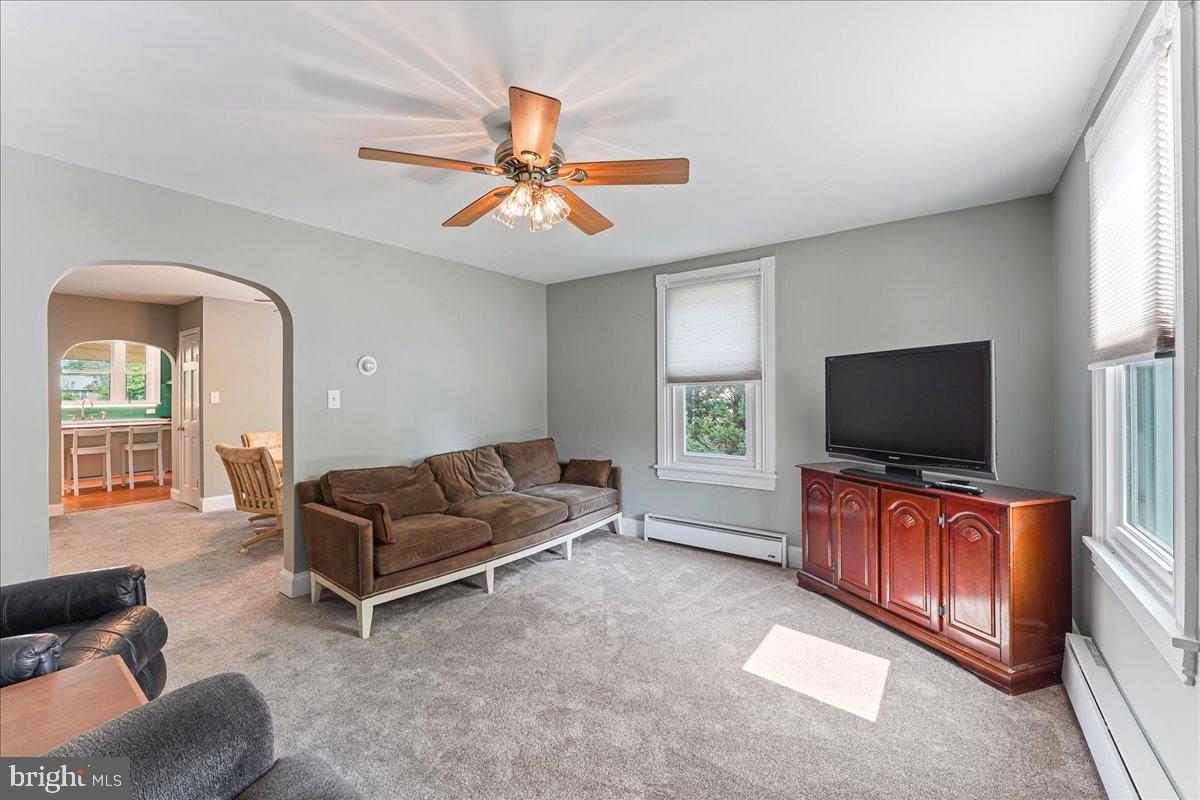 48 South Sproul Road Broomall, PA 19008 - Photo 3 of 26 Living room with new carpet