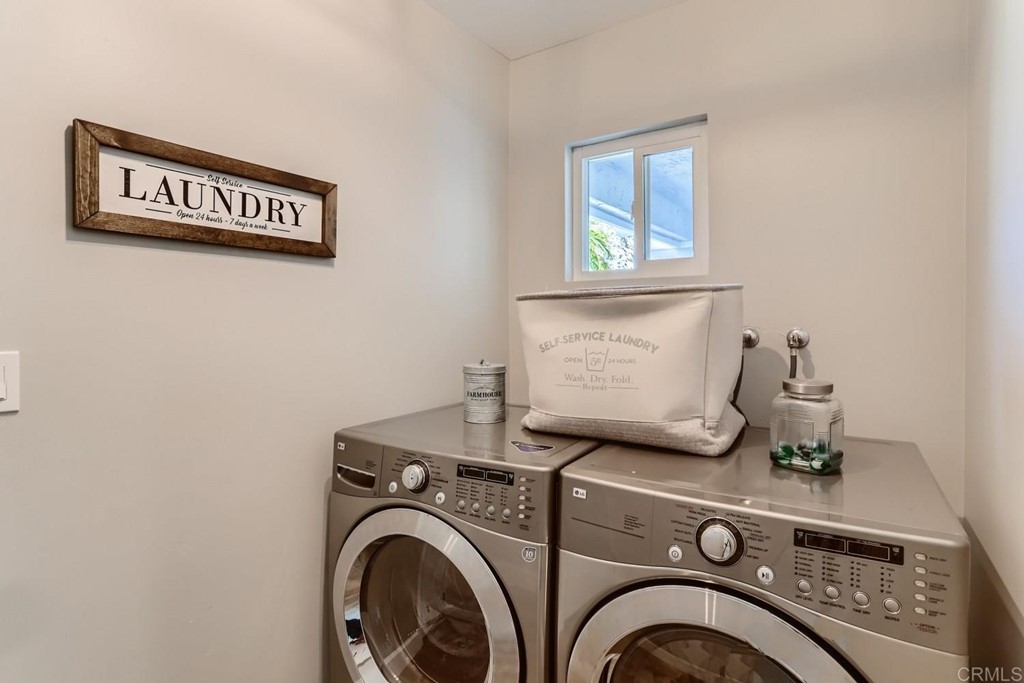 2015 Shadow Grove Way Encinitas, CA 92024 - Photo 23 of 28 a utility room with dryer and washer