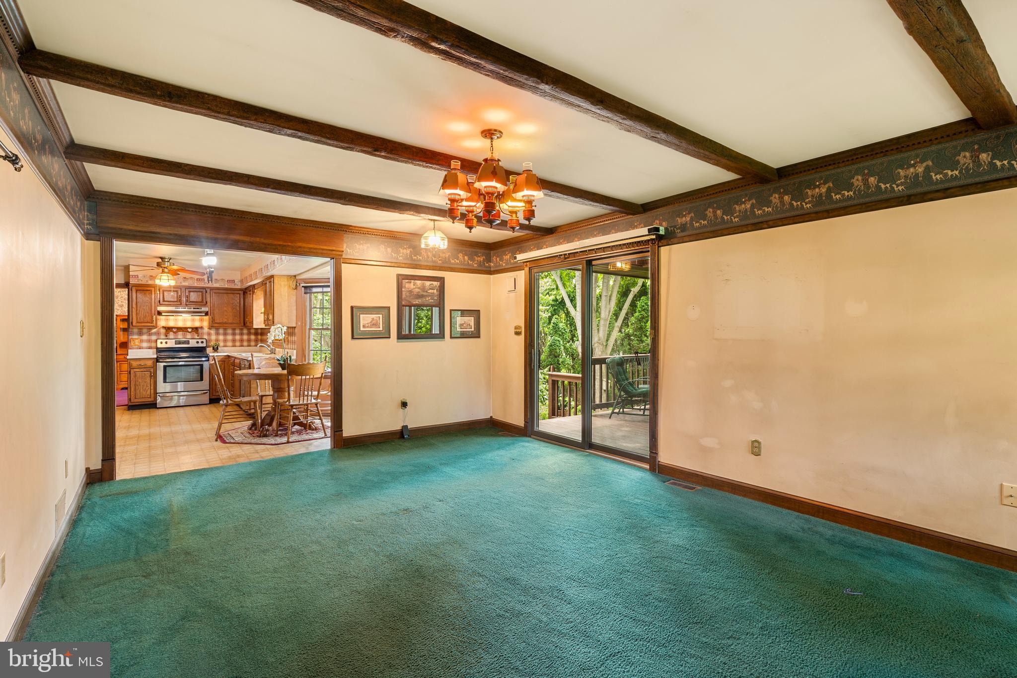 1145 Whitner Road Reading, PA 19605 - Photo 14 of 46 Family Room with Custom Beams
