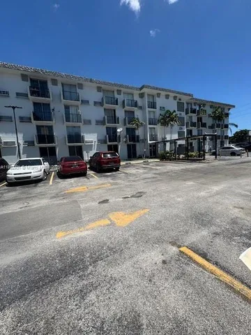 a view of parking space and parking