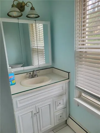 a sink with a washer and dryer