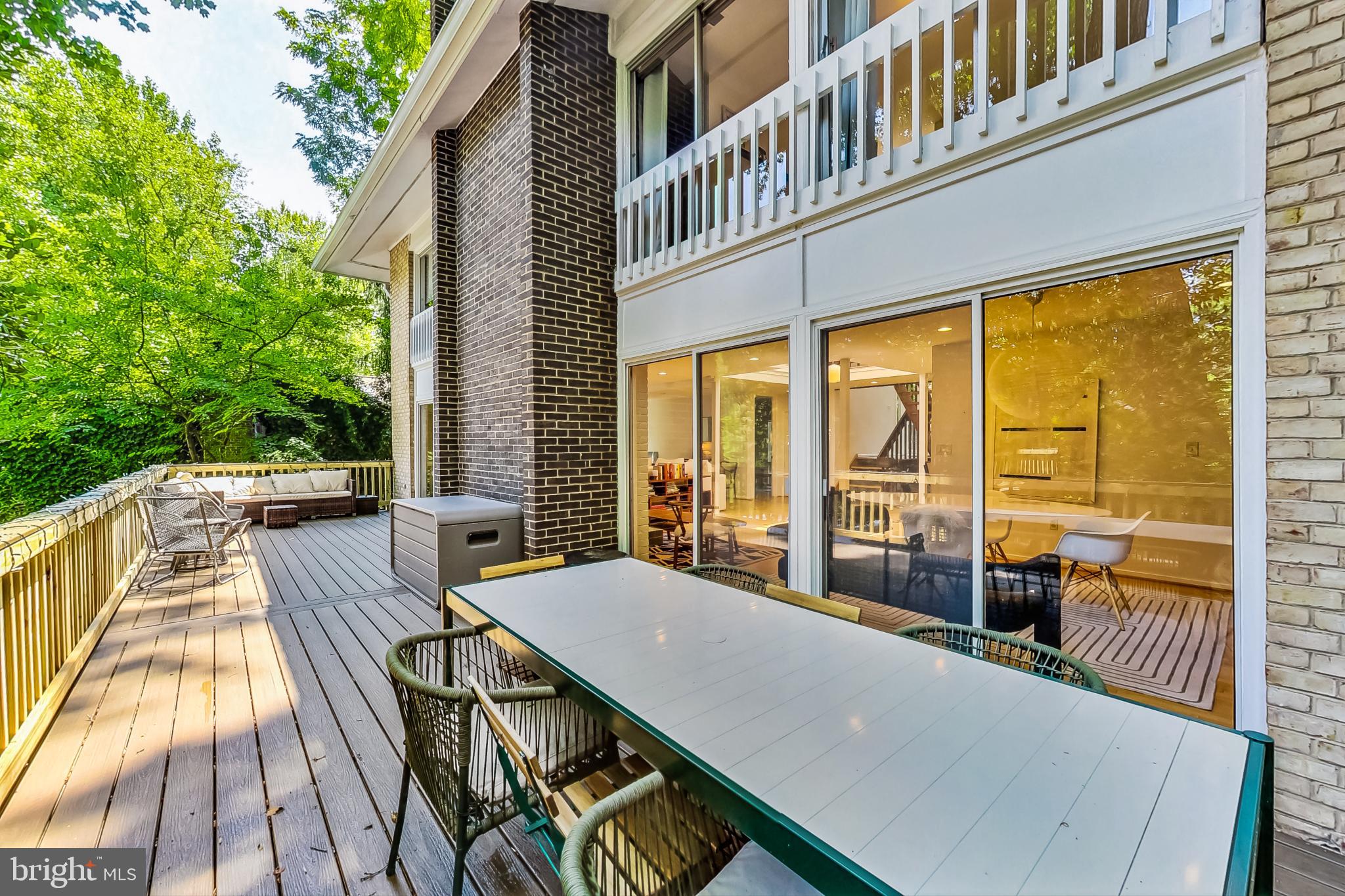 1205 Dale Drive Silver Spring, MD 20910 - Photo 12 of 46 Deck runs the full length of the house