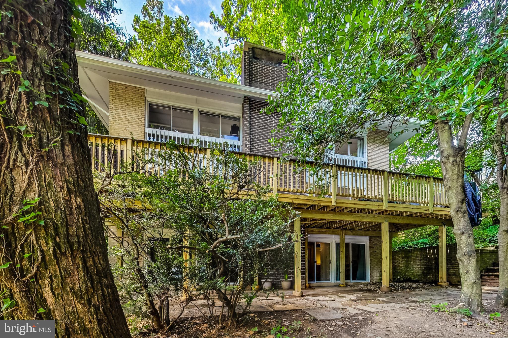 1205 Dale Drive Silver Spring, MD 20910 - Photo 36 of 46 Private and serene; driveway adjacent to rear