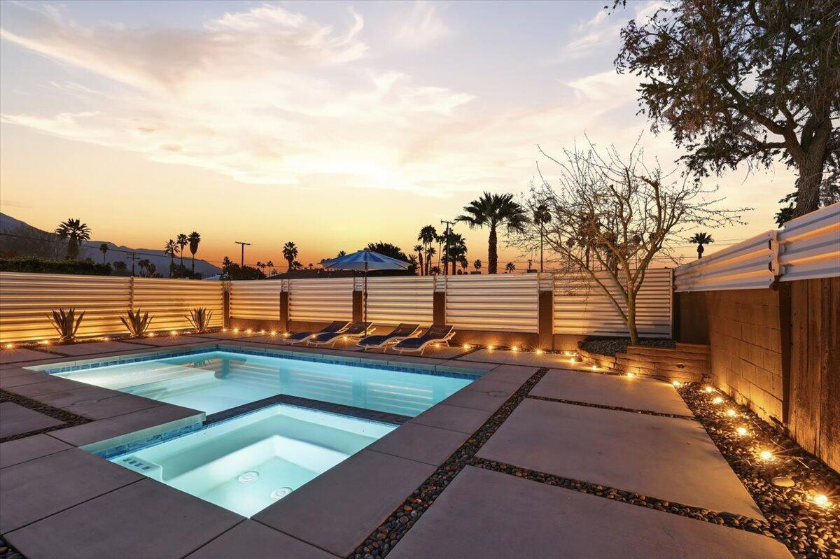 3991 Calle San Raphael Palm Springs, CA 92264 - Photo 33 of 45 a view of an outdoor space with swimming pool