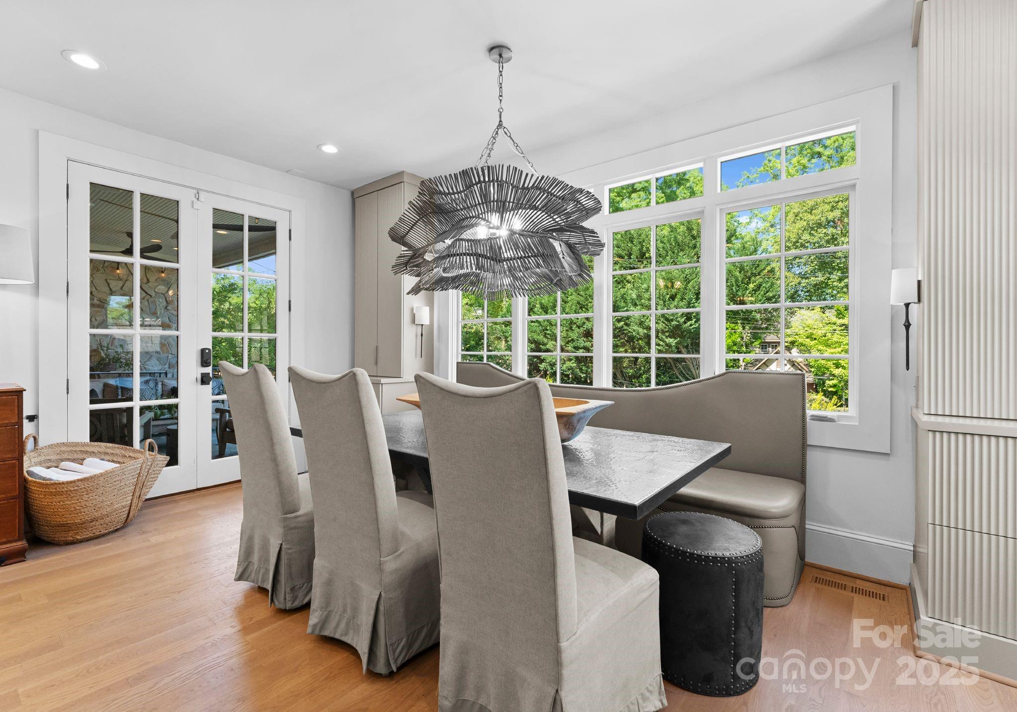 1550 Queens Road West Charlotte, NC 28207 - Photo 19 of 40 a view of a dining room with furniture window and outside view