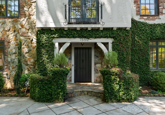 a front view of a house with yard