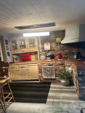 a utility room with lots of appliances