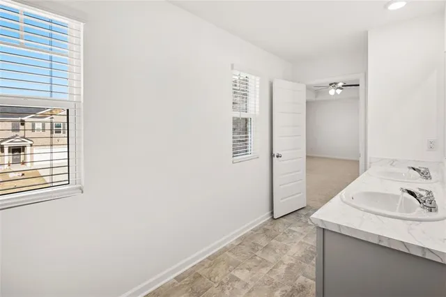 a bathroom with a sink and a tub