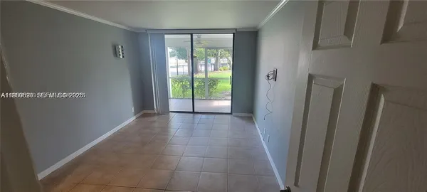 a view of hallway with window