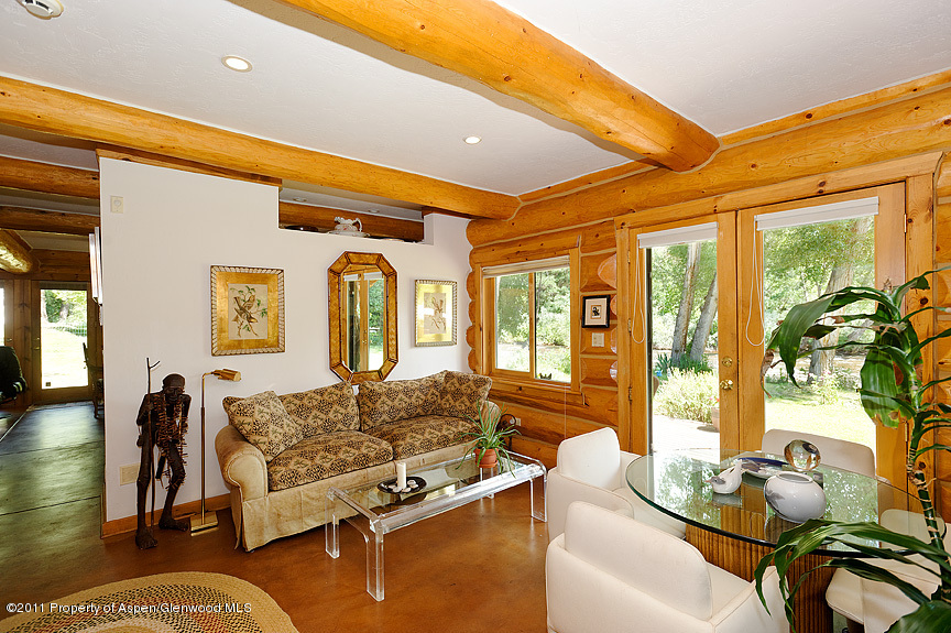 642 Frying Pan Road Basalt, CO 81621 - Photo 4 of 20 a living room with furniture and floor to ceiling windows